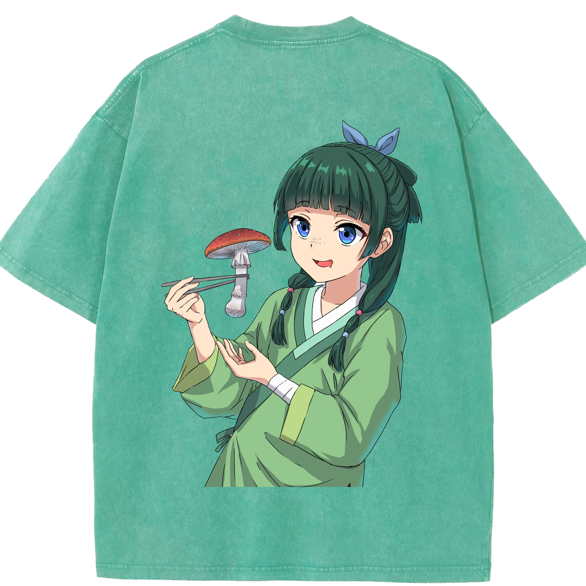 （画像用） 薬屋のひとりごと The Apothecary Diaries 綿100% ヴィンテージ風 半袖Tシャツ（背面プリント）